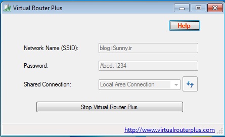 Virtual Router Plus blog.iSunny.ir